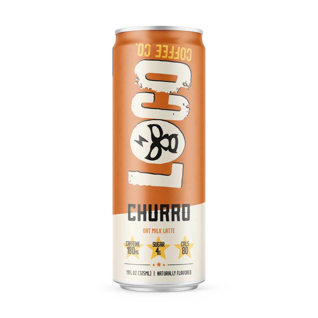 Churro Oat Milk Latte - Loco Coffee